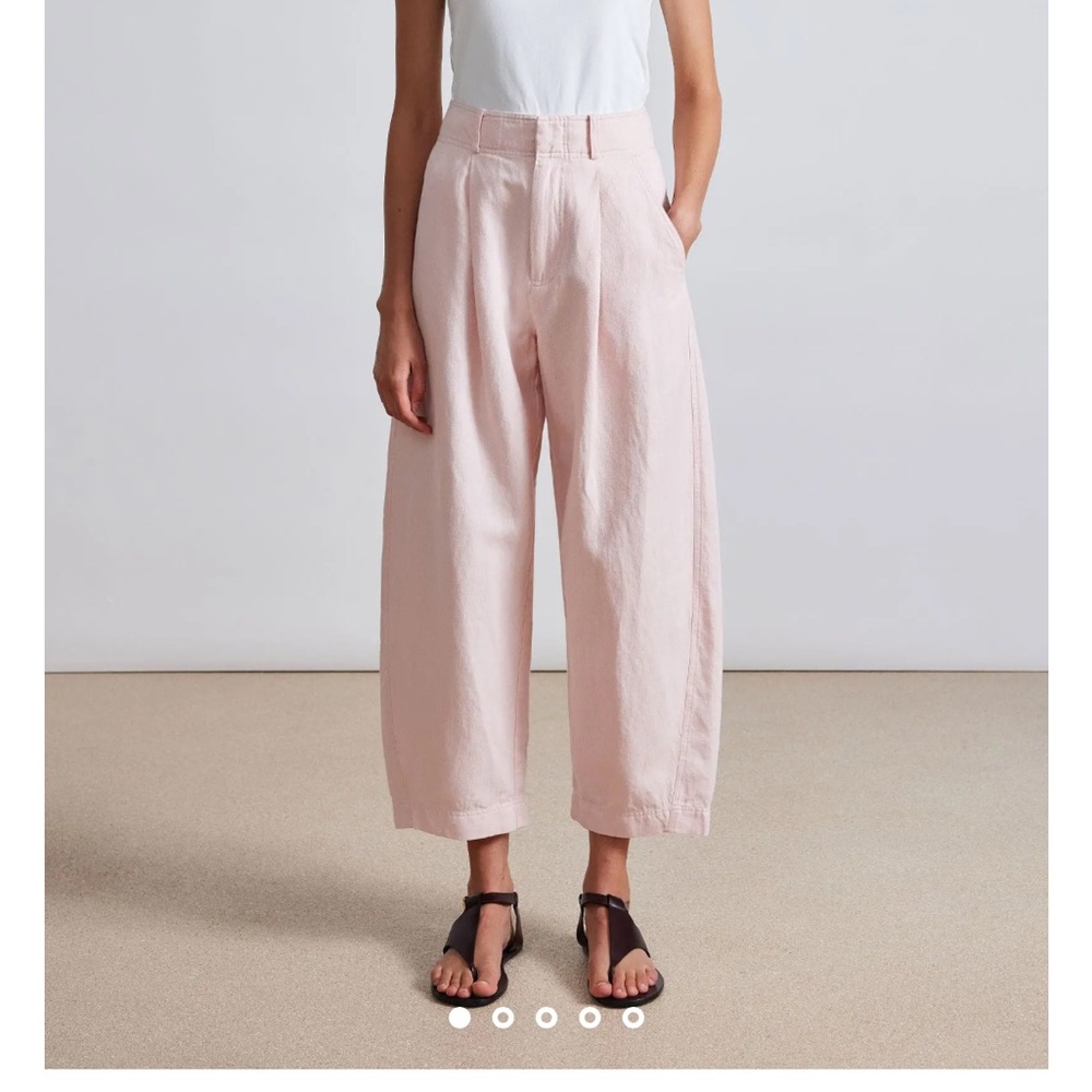 Apiece Apart Bari Crop Trouser in Rosa NWT